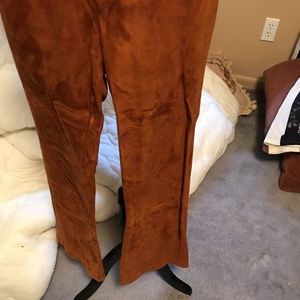 Alice and oliva suede pants